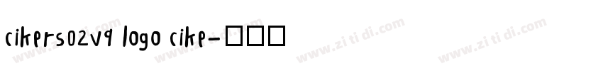 cikers02v9 logo cike字体转换